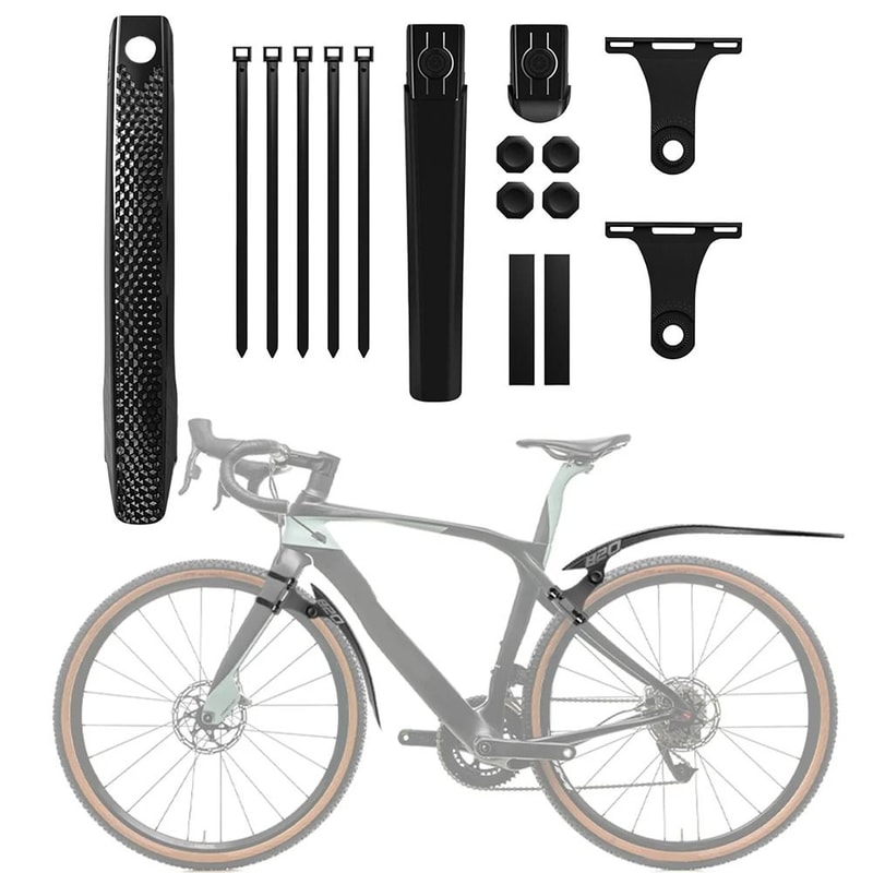 Adjustable Front Rear Bicycle Mud Guards For Road And Gravel Bikes 0