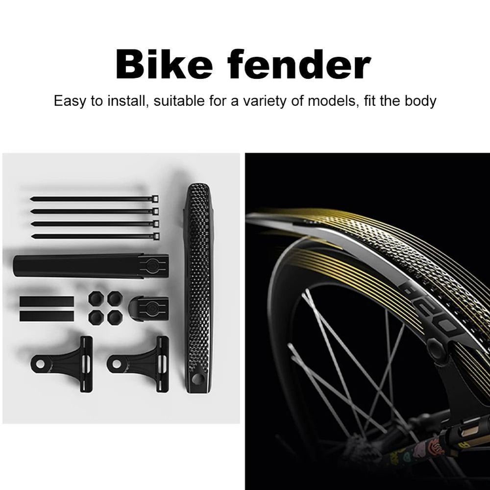 Adjustable Front Rear Bicycle Mud Guards For Road And Gravel Bikes 4