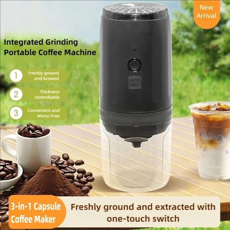 Portable Electric Coffee Bean Grinder USB Rechargeable Mini Coffee Grinder 1