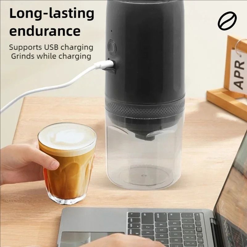 Portable Electric Coffee Bean Grinder USB Rechargeable Mini Coffee Grinder 3
