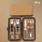 Professional Nail Care Tool Set With PU Leather Case Stainless Steel Clippers 7