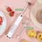Mini Portable Electric Milk Frother USB Rechargeable Handheld Mixer 5