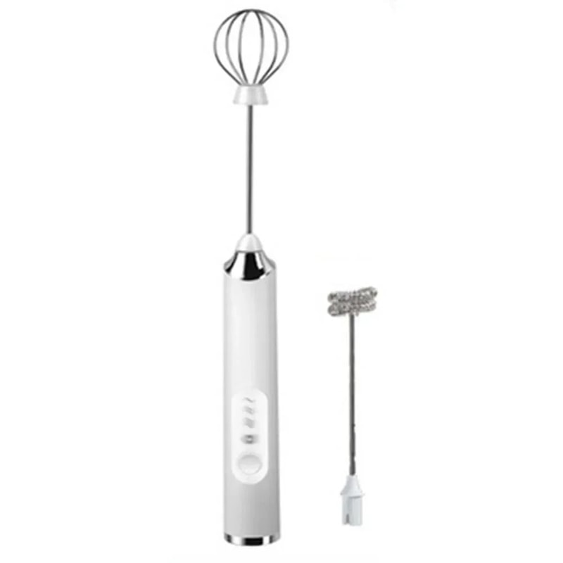 Mini Portable Electric Milk Frother USB Rechargeable Handheld Mixer 8
