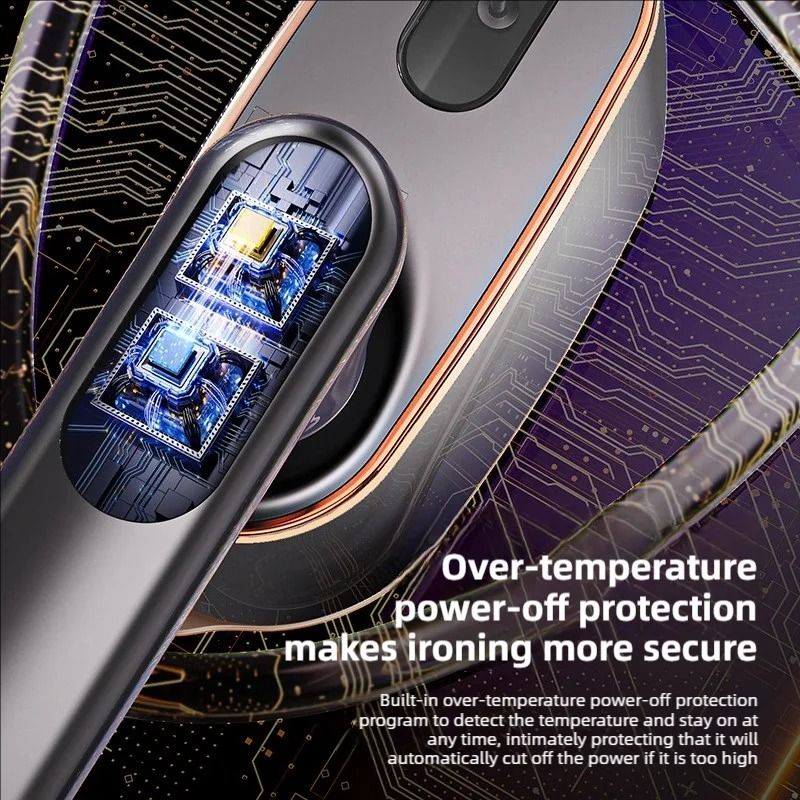 1200W Handheld Steam Iron With LCD Display And 180 Degree Rotating Handle 2