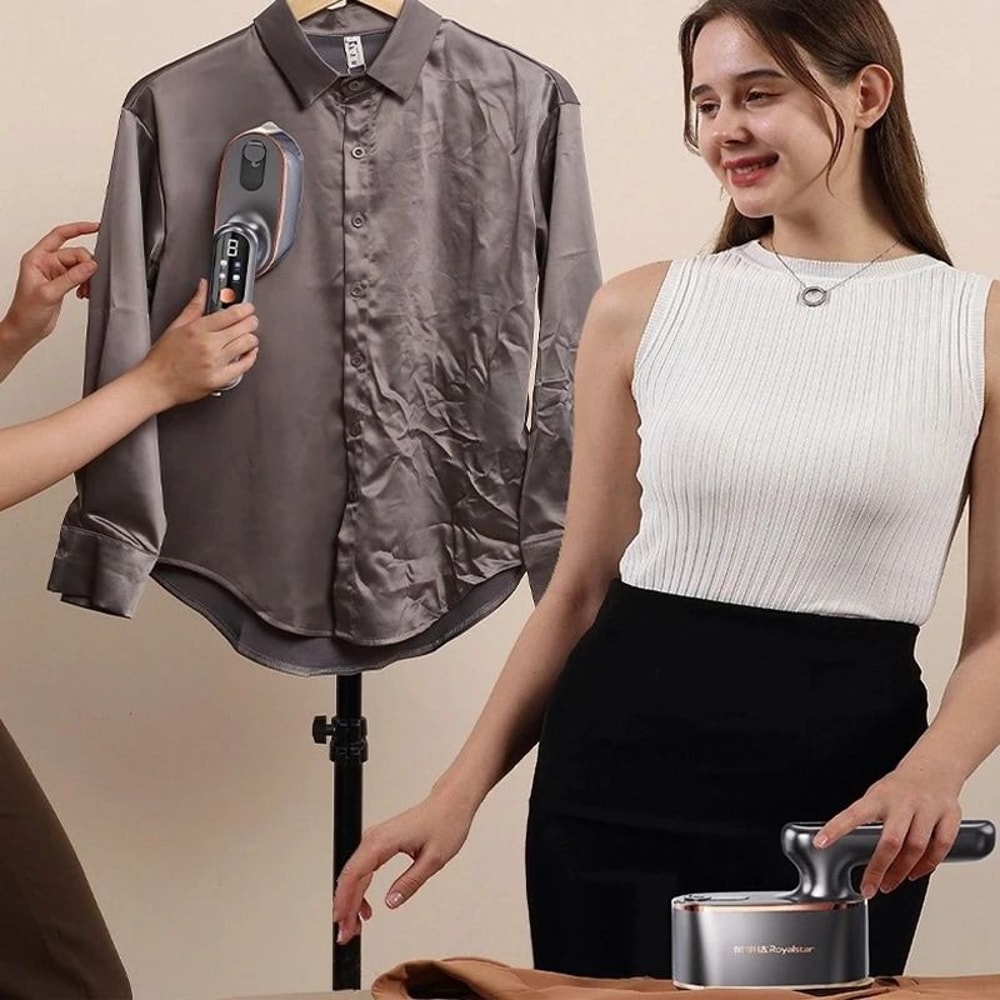 1200W Handheld Steam Iron With LCD Display And 180 Degree Rotating Handle 4