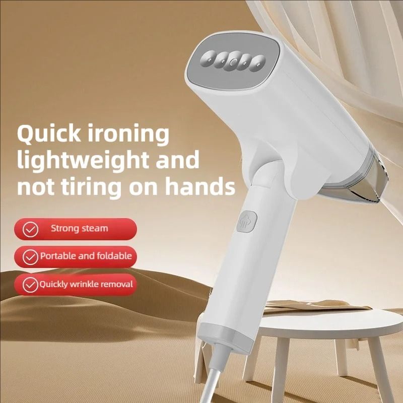1300W Handheld Garment Steamer Fast Heating Foldable Portable Steam Brush 1