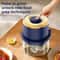 Electric Garlic And Ginger Crusher Mini Vegetable Cutter With 6 Blade Grinder 1
