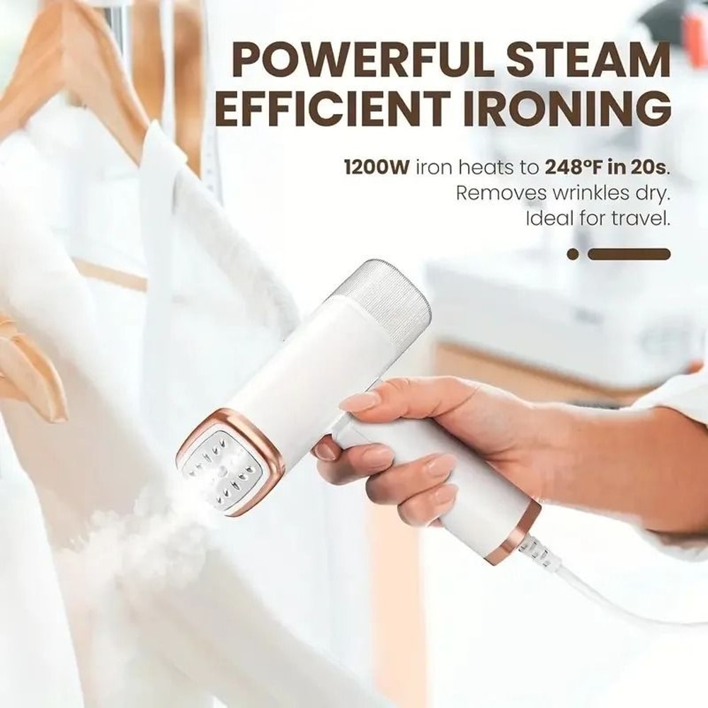 Handheld Foldable Steam Iron 1000W Portable Garment Steamer 3