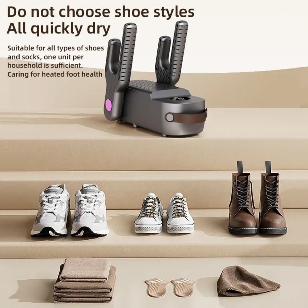 4 Core Shoe Dryer With Smart Timer Deodorizing Boot And Sock Dryer 4
