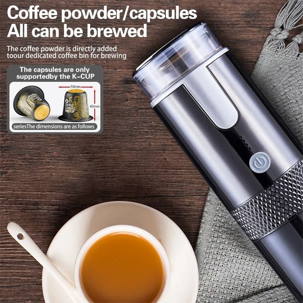 Portable Capsule Coffee Maker Wireless Electric Coffee Brewer 1