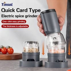multifunctional electric spice grinder adjustable coarseness pepper grinder