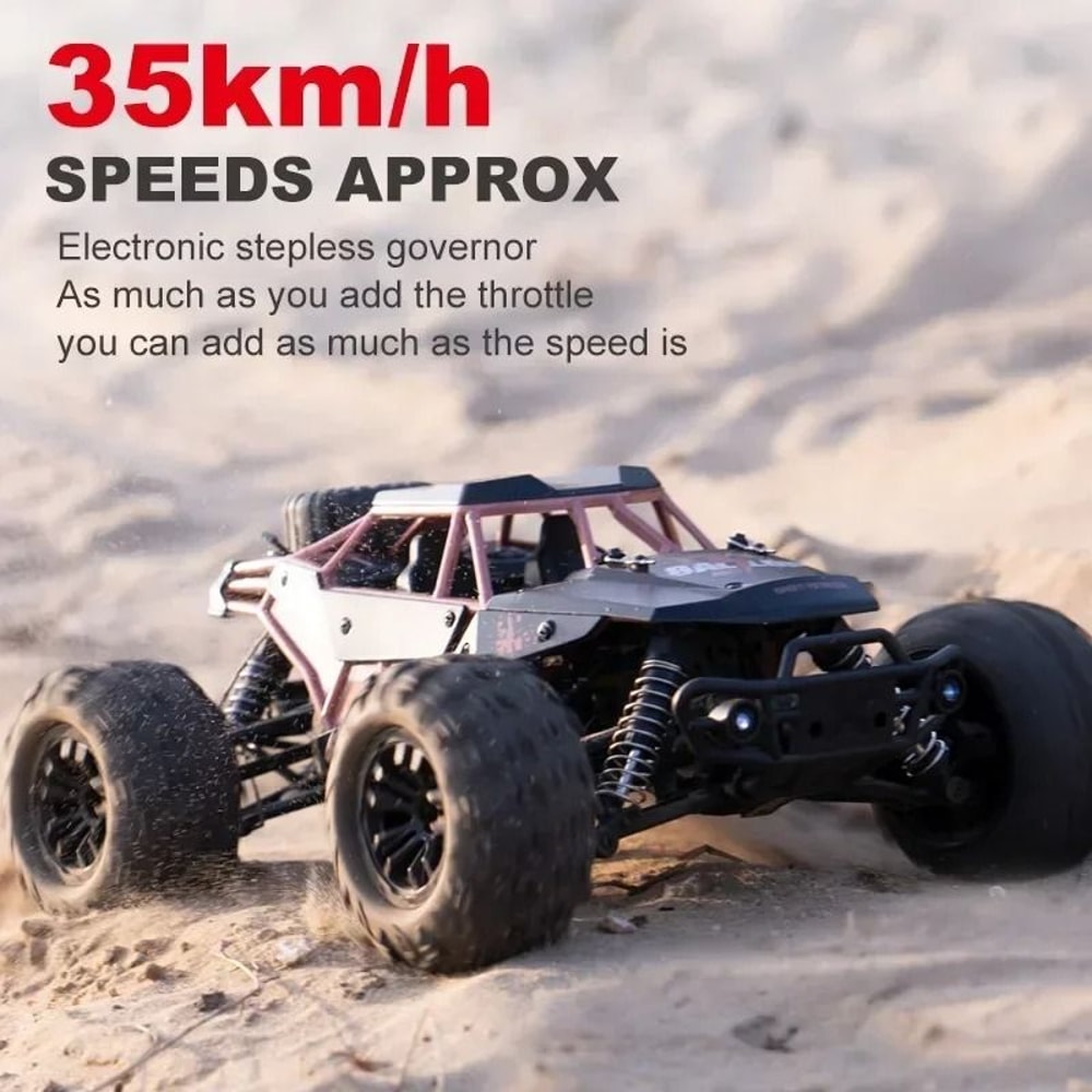 1 16 Scale 4WD High Speed Remote Control Car With 35 KMH Speed And All Terrain Design 2