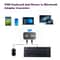 Bluetooth Keyboard Mouse Converter Wireless USB Hub Adapter For Multi Device Control 3