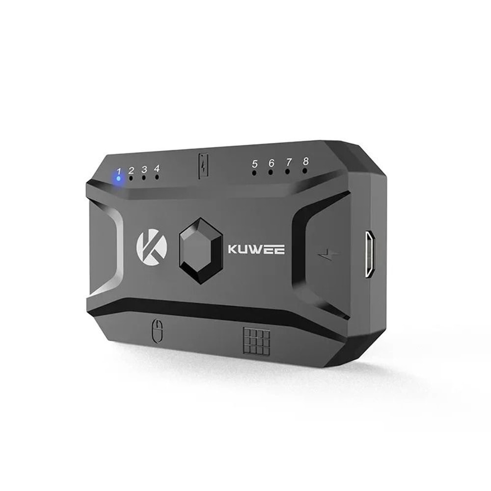 Bluetooth Keyboard Mouse Converter Wireless USB Hub Adapter For Multi Device Control 6