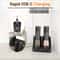 Electric Rechargeable Salt And Pepper Grinder Set With Adjustable Coarseness And Charging Base 3