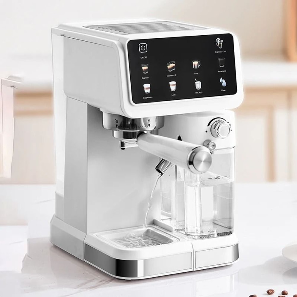 Italian Automatic Espresso Machine With Milk Frother High Pressure Coffee Maker 1