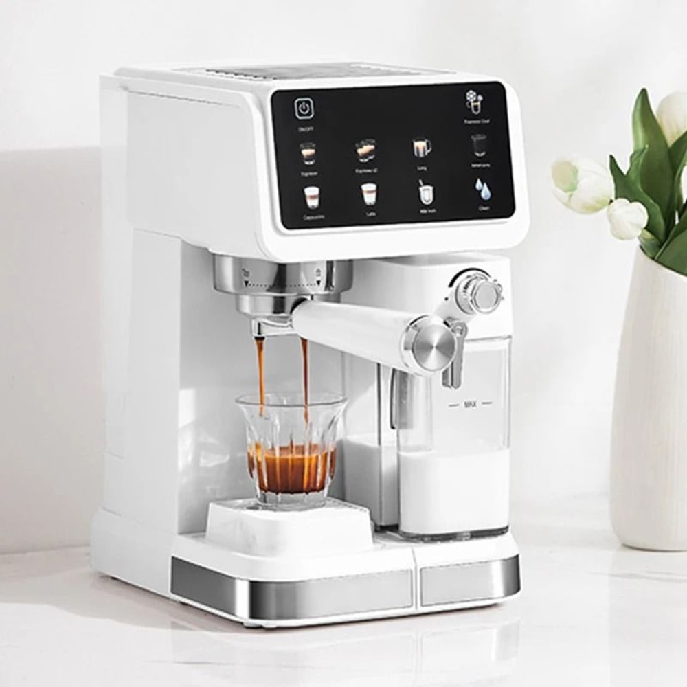 Italian Automatic Espresso Machine With Milk Frother High Pressure Coffee Maker 3