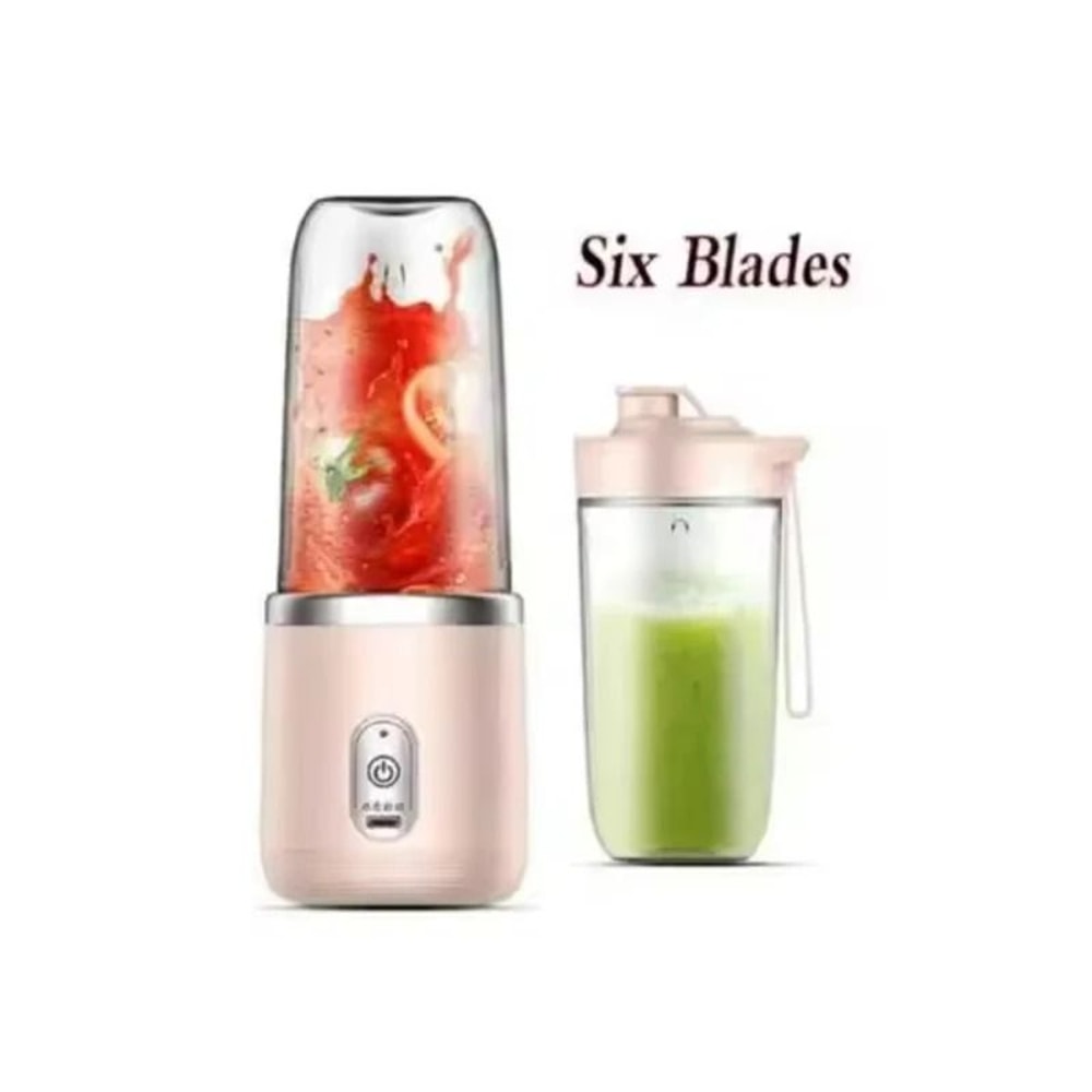 Portable Electric Blender Bottle With 6 Blade System For Smoothies Juice And Ice Crushing 9