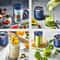 Portable Electric Blender Bottle With 6 Blade System For Smoothies Juice And Ice Crushing 5