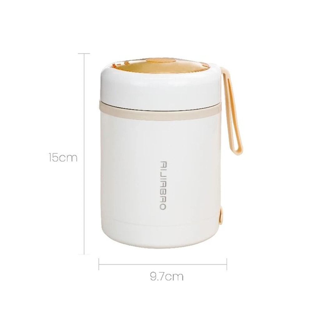 Portable Electric Heating Lunch Box 600ml Stainless Steel Food Warmer 9