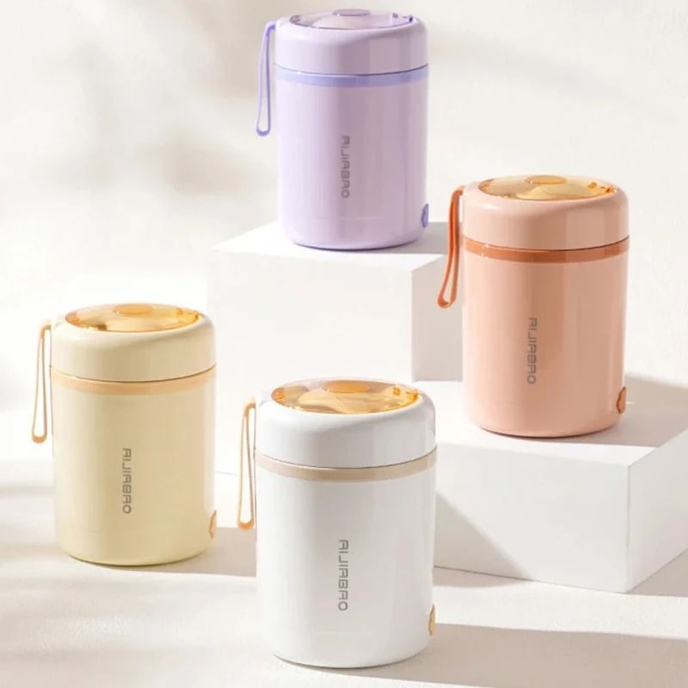 Portable Electric Heating Lunch Box 600ml Stainless Steel Food Warmer 1