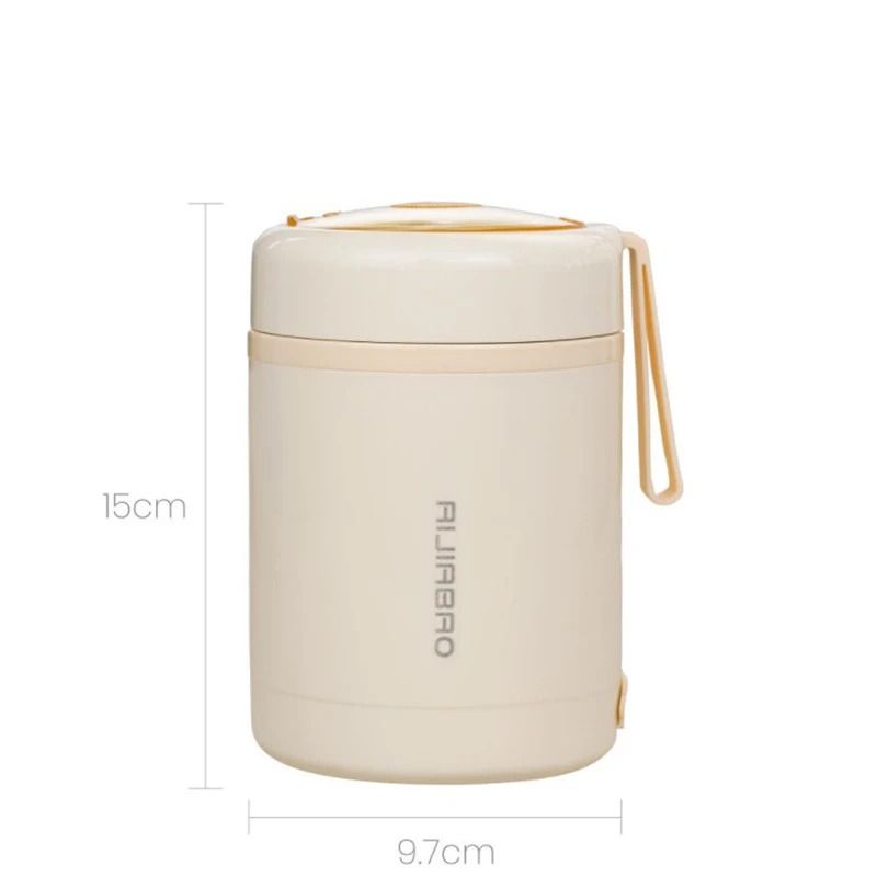 Portable Electric Heating Lunch Box 600ml Stainless Steel Food Warmer 7