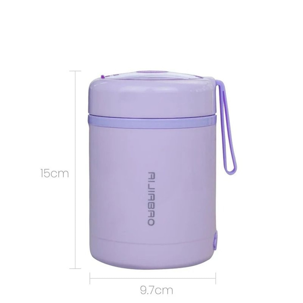 Portable Electric Heating Lunch Box 600ml Stainless Steel Food Warmer 8