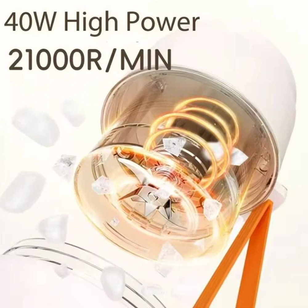 Portable USB Rechargeable Mini Blender Juicer Cup For Smoothies Shakes And Fruit Mixing 5