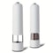 Electric Salt And Pepper Grinder Set With Adjustable Coarseness And LED Light For Home Kitchen Cook 15