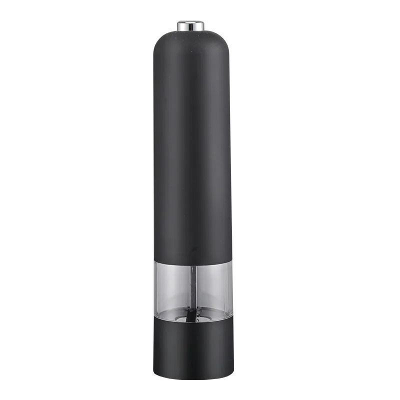 Electric Salt And Pepper Grinder Set With Adjustable Coarseness And LED Light For Home Kitchen Cook 6
