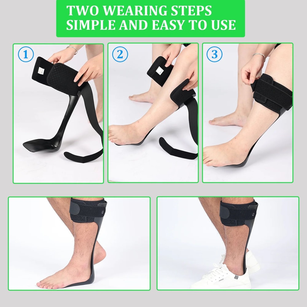 Foot brace for stroke recovery and walking balance
