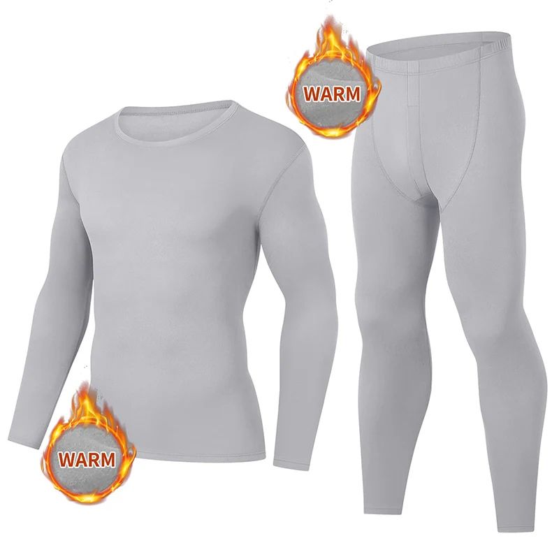 Men Thermal Underwear Set 2pcs 8