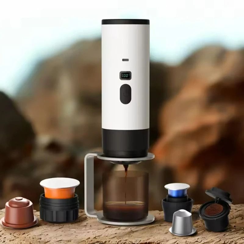 Portable Electric Espresso Coffee Maker With Heating And Type C Charging 1