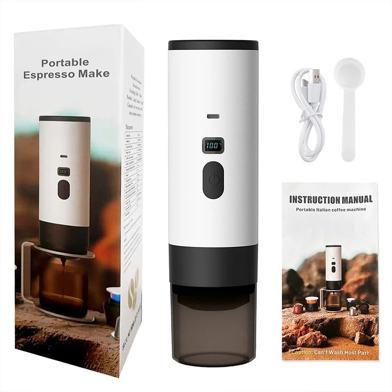 Portable Electric Espresso Coffee Maker With Heating And Type C Charging 7
