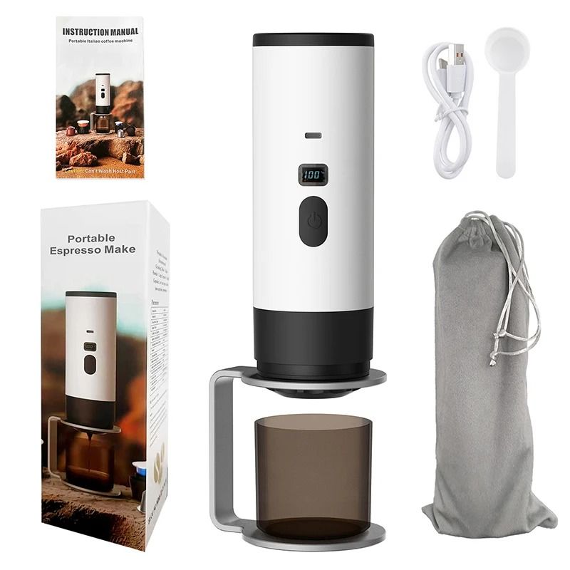 Portable Electric Espresso Coffee Maker With Heating And Type C Charging 8