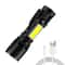 Rechargeable Zoomable LED Flashlight With LCD Display 11