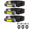 Rechargeable COB LED Headlamp With Magnetic Base And Adjustable Strap 11