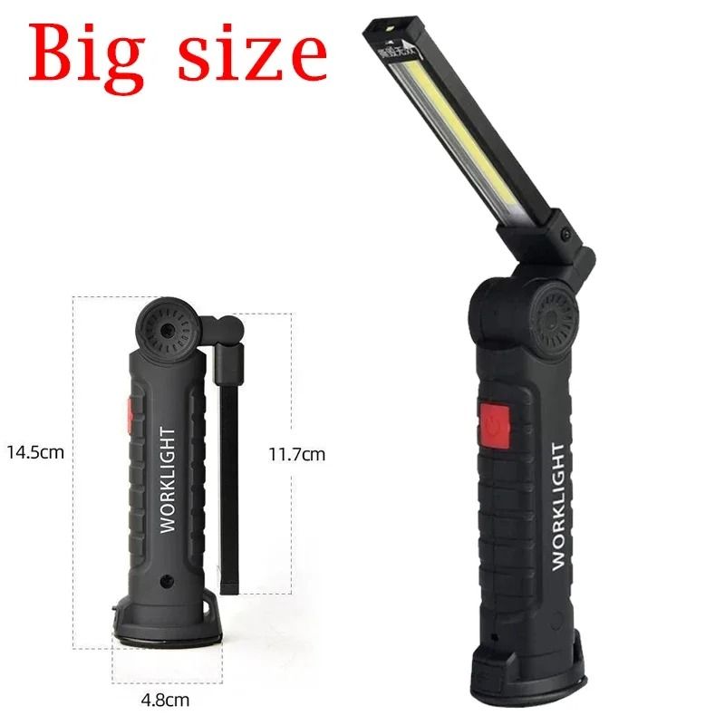 Folding COB XPE LED Work Light With Rechargeable Battery And SOS Mode 10