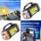 Powerful LED Flashlight With USB And Solar Rechargeable Power Bank 1