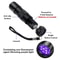 Portable UV Flashlight Black Light Detector For Pet Stains And Inspection 4