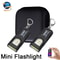 Mini COB LED Keychain Flashlight With Type C USB Rechargeable Battery 0