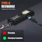 Mini COB LED Keychain Flashlight With Type C USB Rechargeable Battery 2