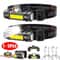 Rechargeable COB LED Headlamp With Magnetic Base For Outdoor Use 0