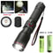 Powerful White Laser LED Flashlight With USB C Rechargeable Battery 0