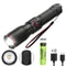 Powerful White Laser LED Flashlight With USB C Rechargeable Battery 7