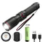 Powerful White Laser LED Flashlight With USB C Rechargeable Battery 8