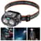 USB Rechargeable LED Headlamp With Motion Sensor For Running And Fishing 9