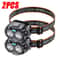 USB Rechargeable LED Headlamp With Motion Sensor For Running And Fishing 10