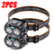 USB Rechargeable LED Headlamp With Motion Sensor For Running And Fishing 10