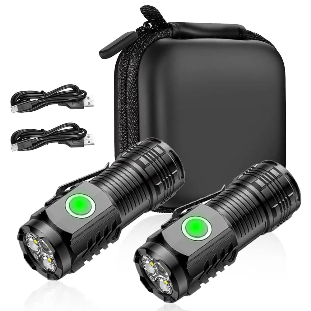 Portable Mini LED Handheld Flashlight With Pen Clip For Outdoor Use 8